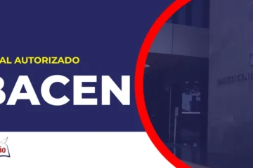 Imagem com fundo azul divulgando o Concurso Bacen