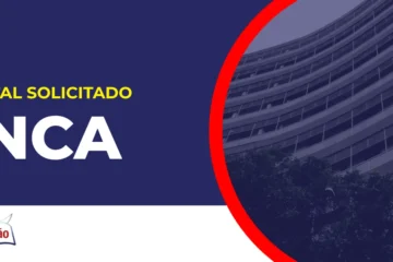 Imagem com fundo azul divulgando o Concurso Inca
