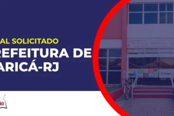 Imagem com a prefeitura de Maricá divulgando o Concurso Prefeitura de Maricá RJ