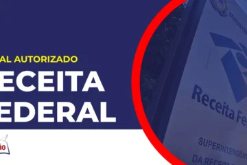 Imagem com fundo azul divulgando o Concurso Receita Federal 2026