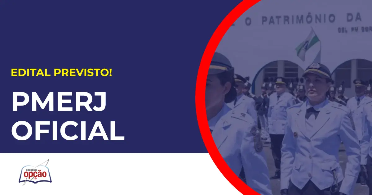 Concurso PMERJ Oficial tem edital previsto
