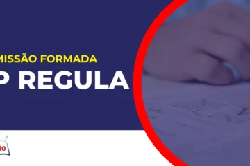 Imagem com fundo azul divulgando o Concurso SP Regula