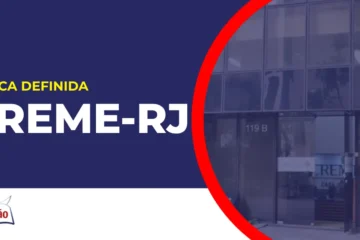 Imagem com fundo azul divulgando o Concurso Cremerj