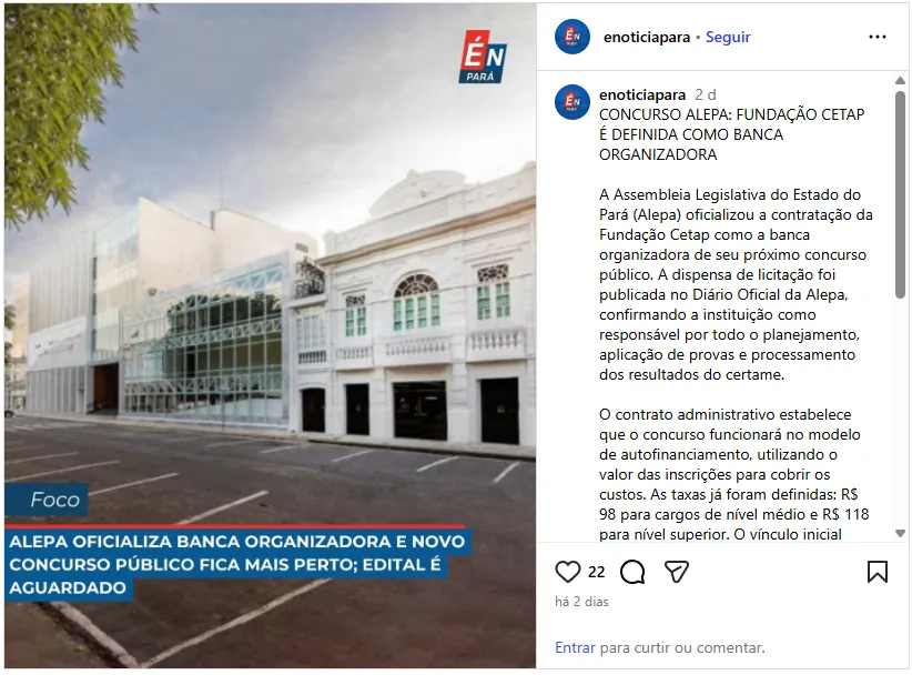 Concurso Alepa: Edital iminente! Vagas de níveis médio e superior!