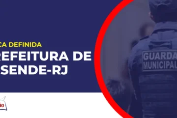 Imagem com fundo azul divulgando o Concurso Prefeitura de Resende