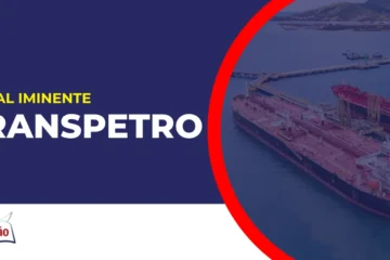 Imagem com fundo azul divulgando o Concurso Transpetro