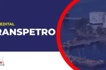 Imagem com fundo azul divulgando o Concurso Transpetro 2026