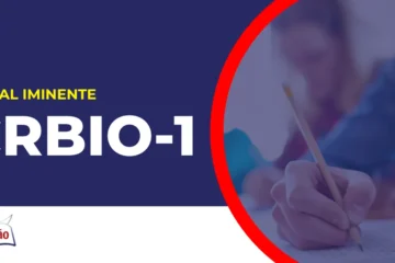 Imagem com fundo azul divulgando o Concurso CRBio 1