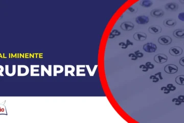 Imagem com fundo azul divulgando o Concurso Prudenprev SP