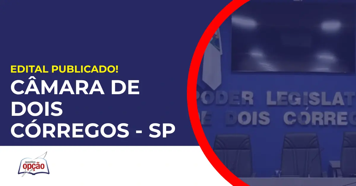 Concurso Câmara de Dois Córregos SP