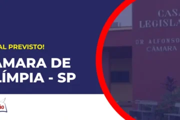 Concurso Câmara de Olímpia SP tem edital previsto, fachada da câmara
