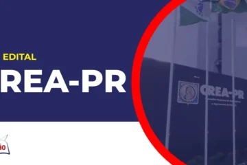 Frente da sede divulgando o Concurso CREA PR