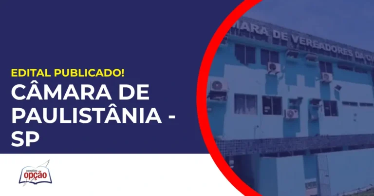 Concurso Câmara de Paulistânia SP