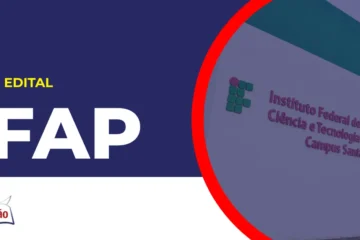 Imagem da fachada do instituto e divulgação do Concurso IFAP 2026