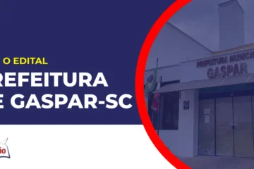 Imagem da fachada da Prefeitura de Gaspar SC