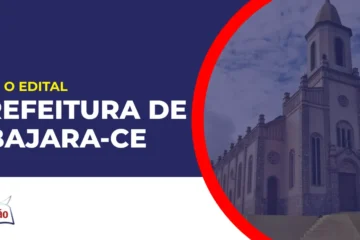 Imagem com fundo azul divulgando o Concurso Prefeitura de Ubajara CE