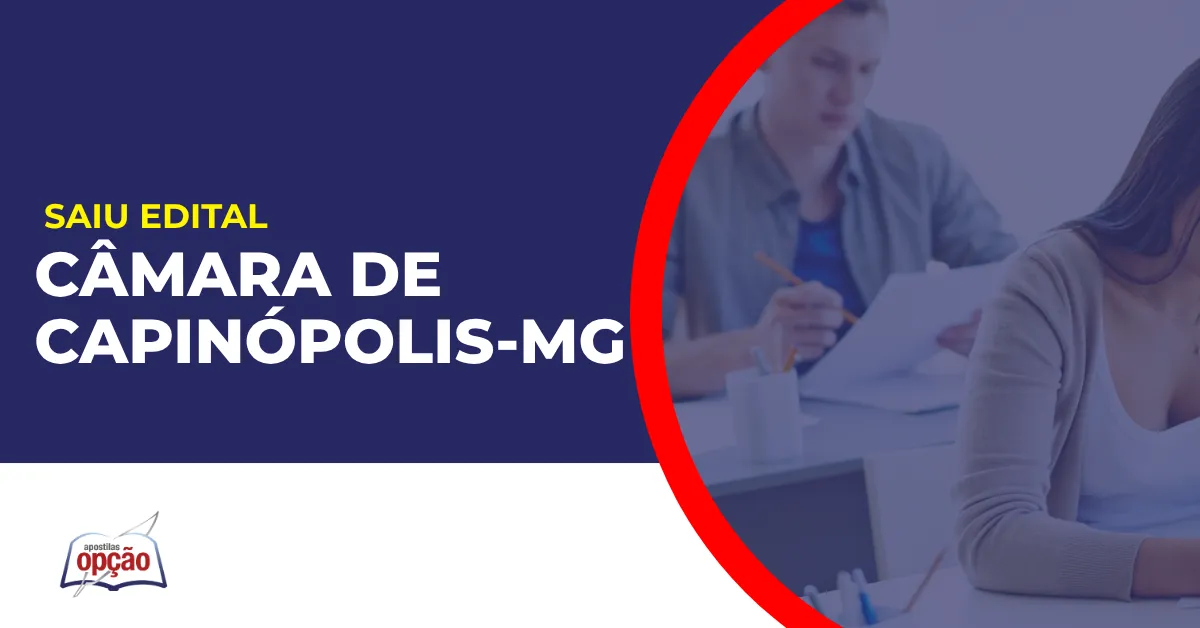 Pessoas fazendo prova do Concurso Câmara de Capinópolis MG