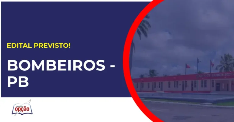 Concurso Bombeiros PB tem edital previsto.