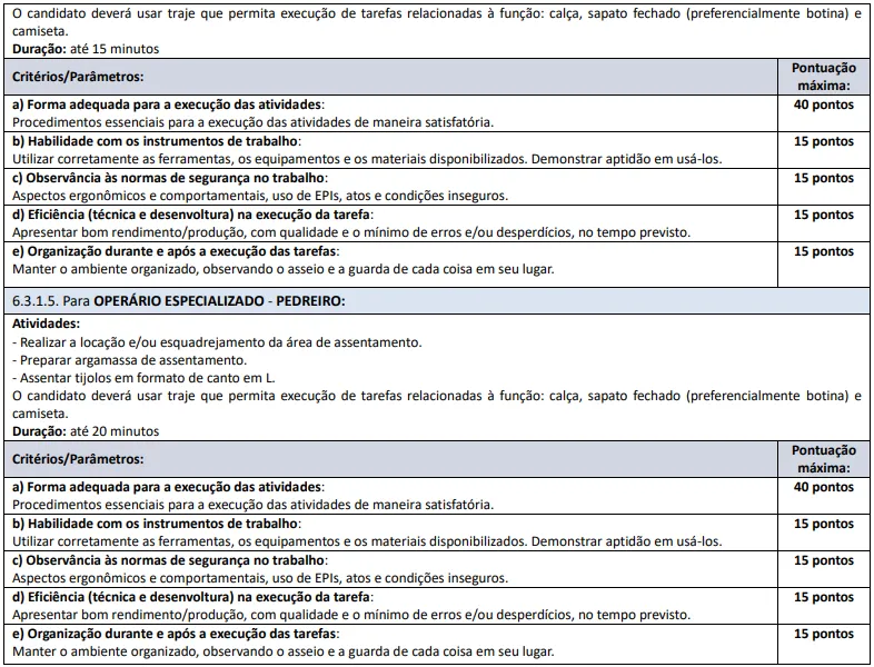 Prova prática do concurso Prefeitura de Teutônia RS