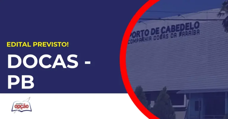 Concurso Docas PB tem edital previsto