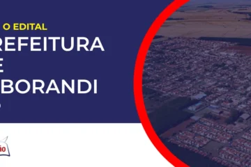 concurso prefeitura de jaborandi sp vista aérea da cidade cercada por áreas rurais