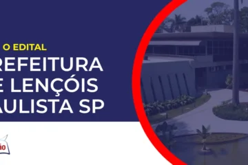 concurso prefeitura de lençóis paulista sp fachada da prefeitura com jardim e palmeiras