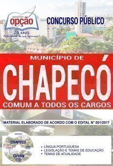 Apostila Concurso Prefeitura de Chapecó 2018 - PROFESSOR (COMUM A TODOS)