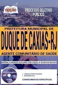 Apostila Processo Seletivo Público Prefeitura de Duque de Caxias 2018 - AGENTE COMUNITÁRIO DE SAÚDE