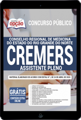 Apostila CREMERS em PDF - Assistente Pleno -