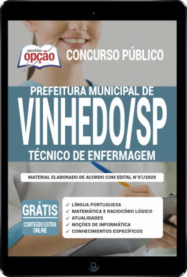 Apostila Prefeitura de Vinhedo - SP em PDF - Técnico de Enfermagem -