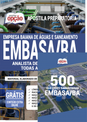 Combo EMBASA-BA 2020 - Comum a todas as Funções de Analista de Saneamento