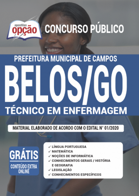 Apostila Prefeitura de Campos Belos - GO - Técnico em Enfermagem
