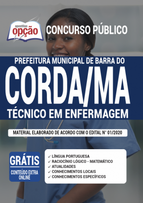 Apostila Prefeitura de Barra do Corda - MA - Técnico em Enfermagem