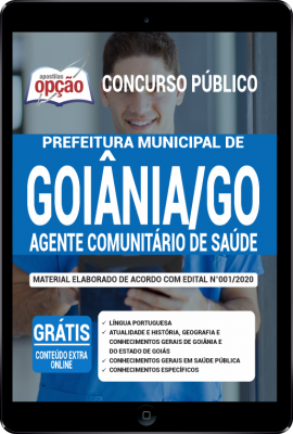 Apostila Prefeitura de Goiânia - GO em PDF - Agente Comunitário de Saúde
