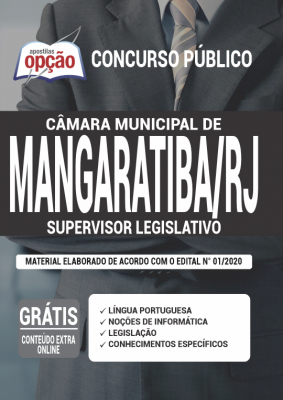 Apostila Câmara de Mangaratiba - RJ - Supervisor Legislativo