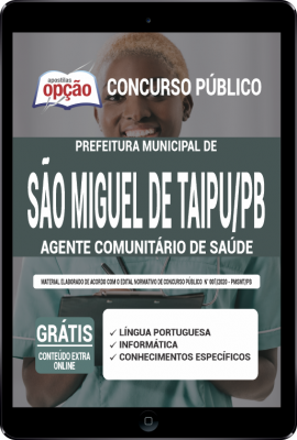 Apostila Prefeitura de São Miguel de Taipu - PB em PDF - Agente Comunitário de Saúde