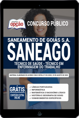 Apostila SANEAGO em PDF - Técnico de Saúde - Técnico em Enfermagem do Trabalho