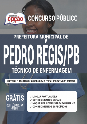 Apostila Prefeitura de Pedro Régis - PB - Técnico de Enfermagem