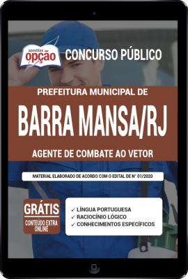 Apostila Prefeitura de Barra Mansa - RJ em PDF - Agente de Combate ao Vetor