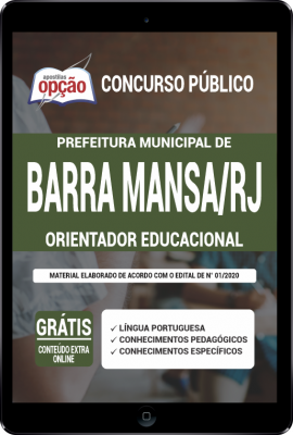 Apostila Prefeitura de Barra Mansa - RJ em PDF - Orientador Educacional