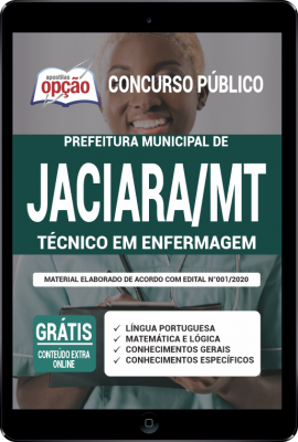 Apostila Prefeitura de Jaciara - MT em PDF - Técnico em Enfermagem