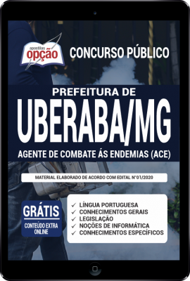 Apostila Prefeitura de Uberaba - MG em PDF - Agente de Combate às Endemias (ACE)