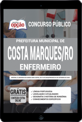 Apostila Prefeitura de Costa Marques - RO em PDF - Enfermeiro