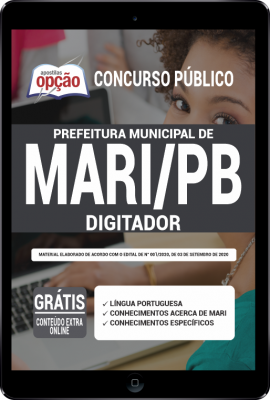 Apostila Prefeitura de Mari - PB em PDF - Digitador