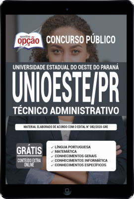 Apostila UNIOESTE-PR em PDF - Técnico Administrativo