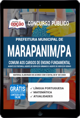 Apostila Prefeitura de Marapanim - PA em PDF - Comum aos Cargos de Ensino Fundamental