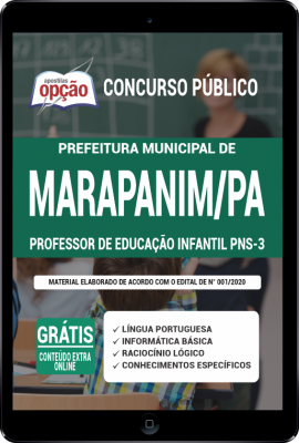 Apostila Prefeitura de Marapanim - PA em PDF - Professor de Educação Infantil PNS-3