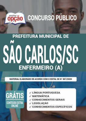 Apostila Prefeitura de São Carlos - SC - Enfermeiro (a)