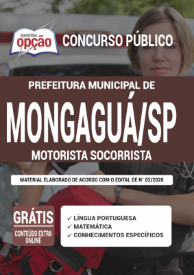 Apostila Prefeitura de Mongaguá - SP - Motorista Socorrista