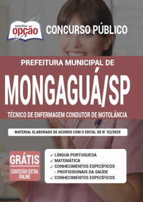 Apostila Prefeitura de Mongaguá - SP - Técnico de Enfermagem Condutor de Motolância